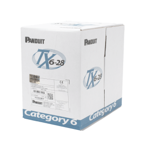 Bobina de Cable UTP 305 Metros (1000 Pies) de Cobre TX6-28?, Blanco, Categor?a 6, Di?metro Reducido (28 AWG), CM/LSZH, de 4 Pares