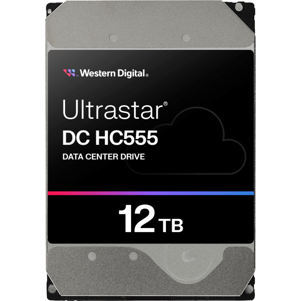 Disco Duro Enterprise 12 TB / Wester Digital (WD) / Serie Ultrastar / Recomendado para Data Center y NVRs de Alta Capacidad / Alto Performace