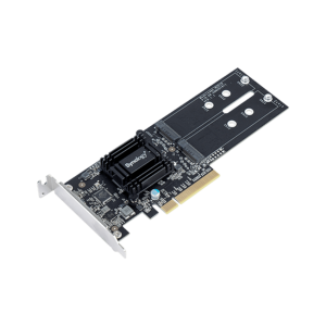 Tarjeta de Expansión M2D18 | PCIe 2.0 x8 | Compatible con NVMe y SATA SSD | 2 Ranuras M-key | Perfil Bajo y Altura Completa | Garantía de 3 Años.