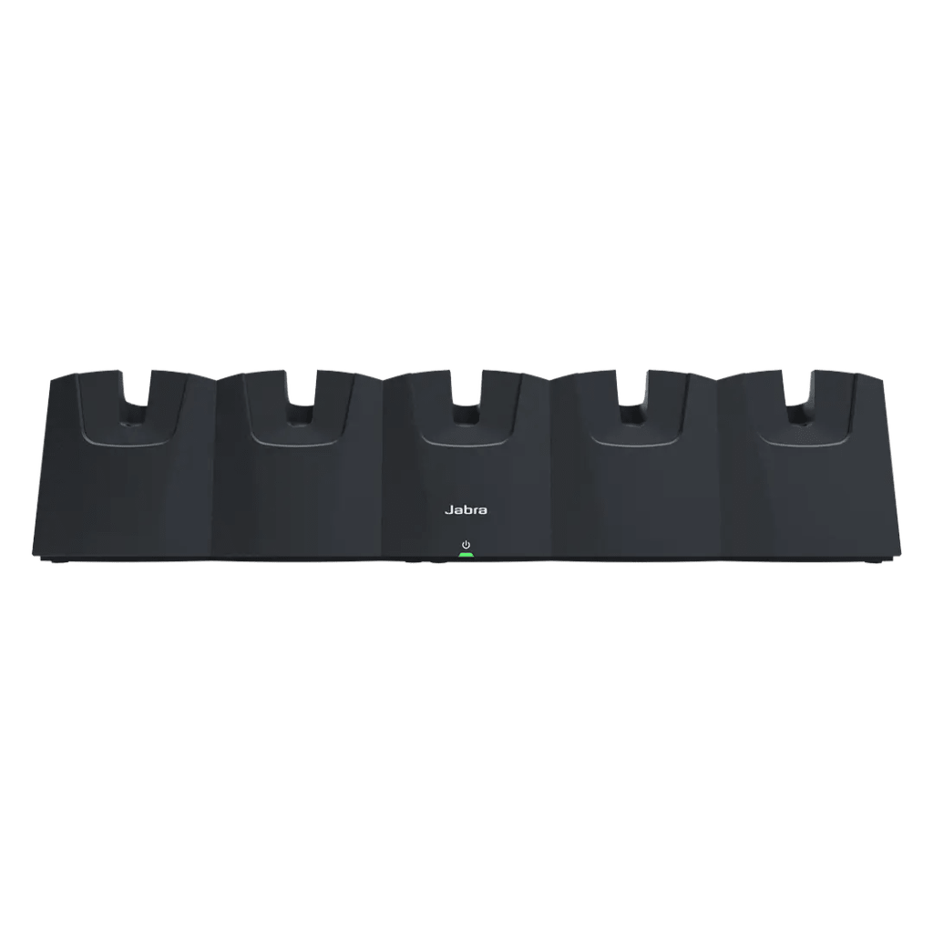 Estación de Carga / 5 Bays / Para Headset Perform 45 / Actualización Firmware USB / LED Indicadores / Rack 19 pulgadas / 2 Años Garantía