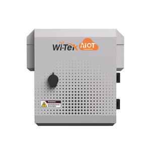 Gabinete de Acero Ventilado para Exterior 250 x 250 x 180 mm con Rieles DIN y 4 Placas Laterales para Montaje de Equipos por Fuera