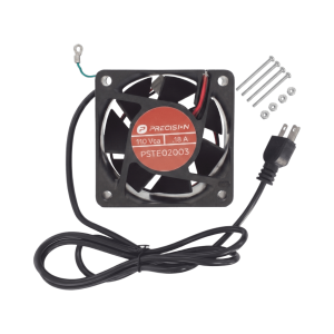Ventilador de 110 Vca de 12 x 12 cm con Cable y Tornillería