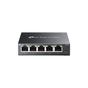 Switch Gestionado Omada SDN / 5 Puertos Gigabit RJ45 / 10 Gbps Capacidad Switching / 7.4 Mpps Forwarding Rate / Gestión Cloud Centralizada / VLAN 802.1Q / QoS 8 Colas Prioridad / Metal Fanless