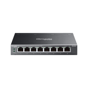 Switch Gigabit Easy Managed 8 Puertos / PoE+ 64W / Cloud Management Omada / 16 Gbps Switching / Fanless / Desktop-Wall Mount