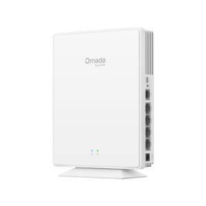 Access Point Wi-Fi 6 GPON Desktop / AX1800 1.8 Gbps / 4 Puertos Gigabit + 1 FXS / Gestión Omada Unificada / Cobertura 140 m² (1500 ft²) / Hasta 120 Clientes / MU-MIMO 2x2 / OFDMA