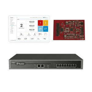Kit Call Center Enterprise / Conmutador P550 50 Extensiones / 25 Llamadas Simultáneas / Módulo O2 2 Puertos FXO / Licencia anual Enterprise / Call Center / VoIP SIP / Extensiones Remotas