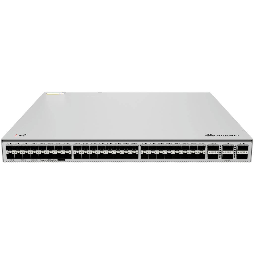 Switch Core eKitEngine / 48 Puertos (10G) SFP+ / 6 Puertos (100G) QSFP28 / Capa 3 / Switching 2,160 Gbps / Forwarding 1,607 Mpps / iStack / Gestión Cloud / Libre de Licenciamiento
