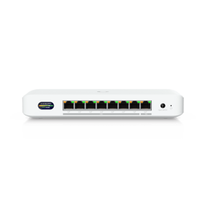 UniFi Device Bridge Switch (UDB-Switch) – Switch PoE+ Compacto con Puertos Multi-Gig (1 x 10 GbE y 7 x 2.5 GbE) y Enlace Inalámbrico WiFi 7 Integrado