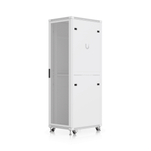 UACC Rack Cabinet 42U (600 × 800 mm) – Gabinete de Piso Totalmente Ensamblado con Ventiladores Integrados, Paneles Removibles, Ruedas con Seguro y Puerta Frontal Perforada para Óptimo Flujo de Aire