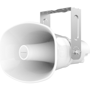 Altavoz Bocina SIP/Multicast Bidireccional / 50W Alta Potencia / IP66 Exterior / 3 Micrófonos con IA / PoE++ / 126 dBA Máximo