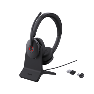 Diadema Inalambrica BH74-With-Stand-UC-USB-C/A de Yealink con Compatibilidad UC Multiplataforma y Acoustic Shield 3.0