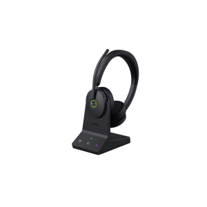 Diadema Inalámbrica WH68 de Yealink con ANC Híbrida y Conectividad Dual DECT Bluetooth
