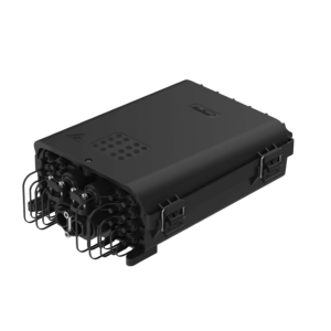 HUB Box Preconectorizada EASYCONN® de FiberHome para Exterior, IP68, Hasta 96 Empalmes, Incluye 2 Splitters 1*4