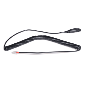 Cable QD A RJ9 de Repuesto Yealink Para Conexión De Diademas Profesionales A Teléfonos De Escritorio