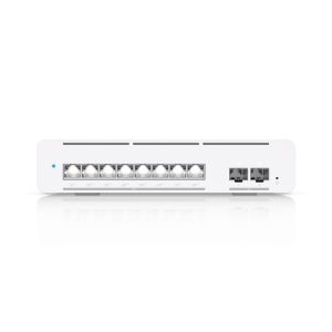 USW Pro XG 8 PoE Switch PoE++ Capa 3 Etherlighting™ de 8 Puertos 10GbE (Todos PoE++) y 2 Puertos SFP+ con Disponibilidad PoE de 155W