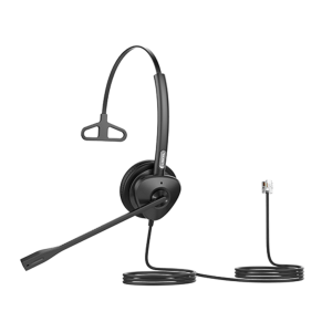 Diadema Monoaural con Audio HD y Brazo Ajustable de 260°, Conexión RJ9 y Sonido de Alta Definición