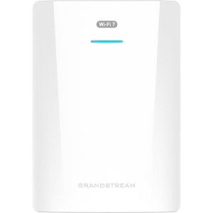 Punto de Acceso Wi-Fi 7 para Pared / GWN7670WM / MIMO 2x2:2 DL-UL OFDMA / Modulación 4096 QAM / 2.5G Ethernet PoE+ / Hasta 256 Clientes / QoS Avanzado / Cobertura 175 mts / Gestión Integrada y en la Nube