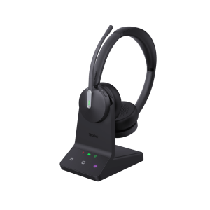 Diadema Inalámbrica Yealink WH64 DECT y Bluetooth con Capacidad de Hasta 32 Horas de Conversación