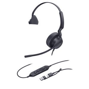 Diadema Alámbrica Yealink UH42 Mono UC con Audio HD y Conectividad USB-C/A