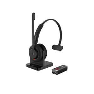 Diadema Inal?mbrica / DECT 6.0 + Bluetooth 5.3 / Micr?fono Rotable / Audio HD / Cancelaci?n IA / Base de Carga
