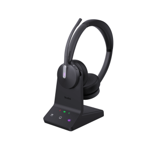 Diadema Inalámbrica WH64 Dual Teams con Micrófono Dual y Acoustic Shield 2.0 para Llamadas Claras en Entornos Ruidosos
