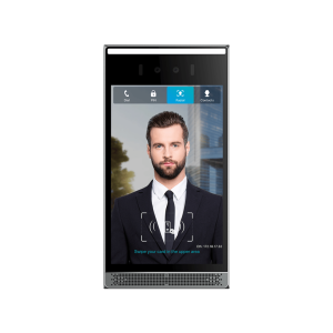 Videoportero IP SIP con Reconocimiento Facial, 8" IPS, 10,000 rostros, anti-suplantación, IP66/IK07, PoE