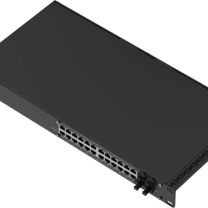 Switch Industrial Gestionado L2+, 24 Puertos Gigabit PoE+, 4 Puertos SFP, 300W PoE Budget, Rack 19", IP30, TSWOS