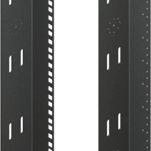 Ángulo con Tuerca Cuadrada de 19 pulgadas para rack ProLine, ajuste de 2000 mm, de acero, negro