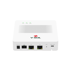 Mini OLT de 1 Puerto GPON SC/UPC con 3 puertos Uplink (2 puertos Gigabit Ethernet + 1 puerto SFP/SFP+) , hasta 64 ONUs / ONTs