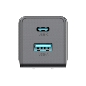 Cargador PRO USB-A / USB-C a C / Tecnolog?a GaN (Nitruro de Galio / Fast-Charging / Potencia 60W / Velocidad Transferencia 480 Mbps / Material Silicona No T?xica / Conector Aluminio Anodizado