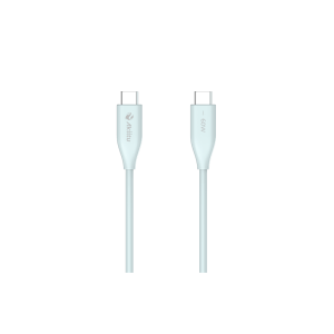 Cable de Carga USB-C a C 1 Metro (3.28 Pies) / Tecnolog?a GaN (Nitruro de Galio / Fast-Charging / Potencia 60W / Velocidad Transferencia 480 Mbps / Material Silicona No T?xica / Conector Aluminio Anodizado