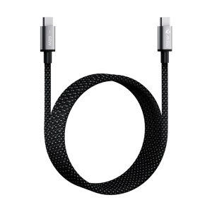 Cable de Carga USB-C a C 1.5 Metros (4.92 Pies) / Tecnolog?a GaN (Nitruro de Galio / Fast-Charging / Potencia 60W / Velocidad Transferencia 480 Mbps / Material Nylon / Conector Aluminio Anodizado
