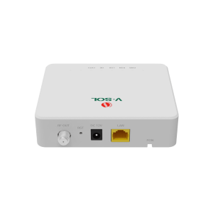 ONU Bridge Dual GPON/EPON con 1 Puerto SC/APC + 1 puerto LAN Gigabit + 1 puerto CATV