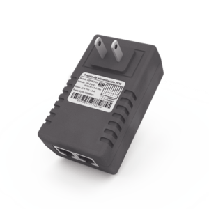 Adaptador de pared / Inyector PoE / 48 Vcc / 0.5 A / Controlado por chip IC / Protección contra OV, OC, SC, UV/  Fácil de instalar