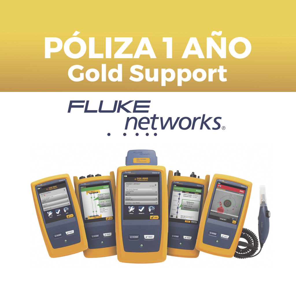 Poliza de 1 A?o de Soporte Gold Para Calificador de Red LinkIQ