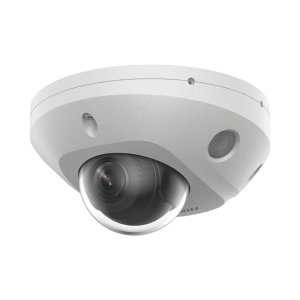 [Dual Light + 2 Micrófonos Integrados] Mini Domo IP 4 Megapixel / Lente 2.8 mm / 30 mts Luz Blanca + 30 mts IR / ACUSENSE / Exterior IP67 / IK08 /  WDR 120 dB / PoE / ONVIF / MicroSD / ACUSEEK