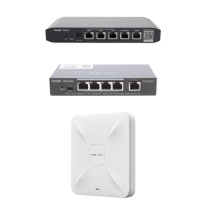 Equipos Ruijie DEMO Ideal para Probar Integraciones de Redes y WiFi 5 con CCTV