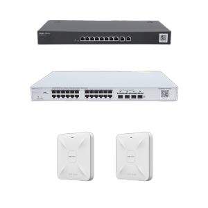 Solución Completa de Red para hasta 350 Clientes y hasta 4 servicios de Internet., Ideal para Iniciar un Proyecto de Hotelería u Oficina