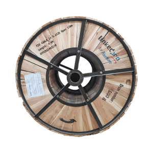Carrete de 4 Kil?metros (2.49 Millas) de Fibra ?ptica A?rea Figura 8 Armada Antirroedor G.652D, Monomodo de 24 Hilos, Exterior, Span 120, Loose Tube