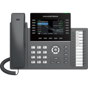 TELÉFONO IP PROFESIONAL DE 12 LÍNEAS / 24 TECLAS DE EXTENSIÓN PROGRAMABLES / WI-FI 6 / POE INTEGRADO / PANTALLA LCD 4.3 PULGADAS / SEGURIDAD DE NIVEL EMPRESARIAL / BLUETOOTH INTEGRADO / COMPATIBLE CON GDMS / AUDIO HD CON NOISE-SHIELD