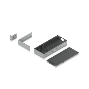 Kit para instalar en rack switches USW-PRO-MAX-16-POE o USW-PRO-MAX-16, 1UR, con base para fuente de alimentación y cable