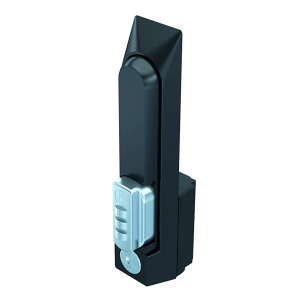 Chapa de Seguridad para Gabinete Con Combinación de 3 Dígitos / Control Llave Maestra / Acero Negro Texturizado / Dimensiones 7.50 x 1.38 x 2.50 in