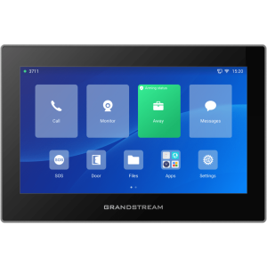 Estación de Intercomunicación SIP con Wi-Fi 6, Bluetooth y Control Total para Agendamiento de Salas y Edificios Inteligentes (Color Negro)