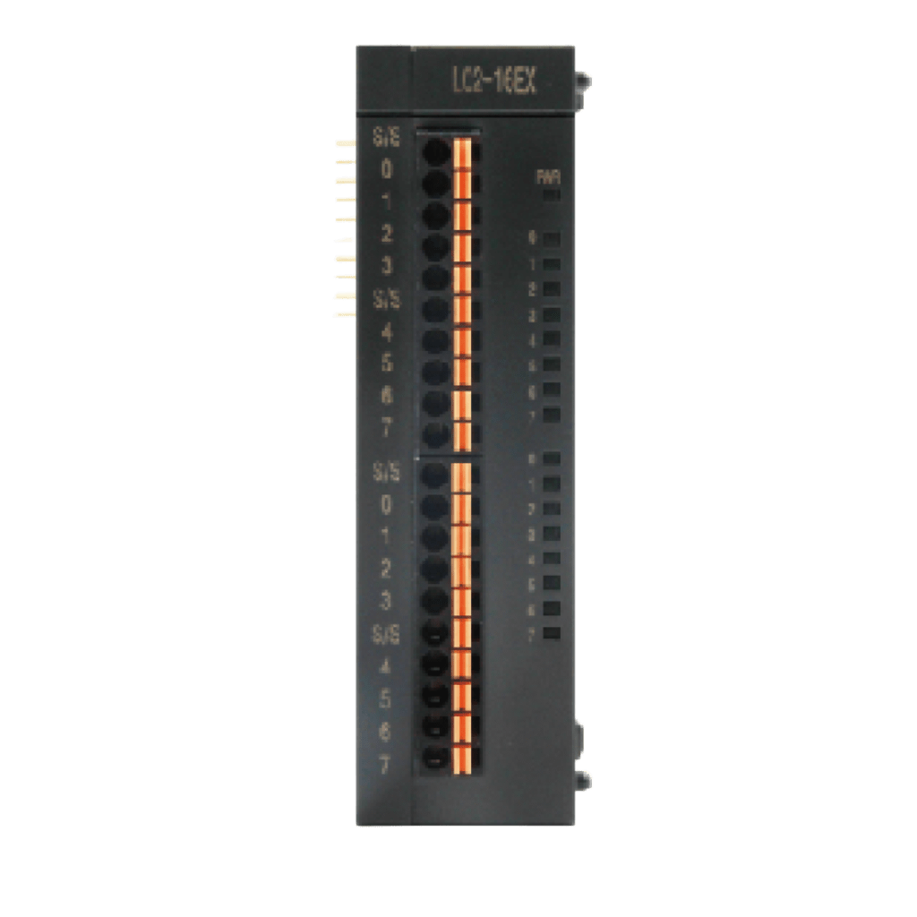 Módulo de Expansión Digital / 16 Entradas / Alta Velocidad / NPN-PNP / Filtro Ajustable / Riel DIN / PLC L02-L02S