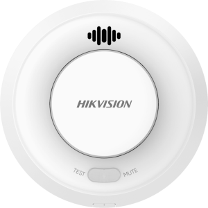 Detector de Humo Interlink con Funcion Hub / Doble Tecnología de Sensor de Luz / Alarma Auditiva 85dB / Batería de Litio 10 Años / Autoverificación / Compatible con Hik-Connect / Interconectable 30 Dispositivos