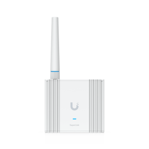 Gateway SuperLink Inalámbrico de Largo Alcance y Baja Latencia para Sensores UniFi Protect con Alcance de hasta 2 km, Alimentación PoE/USB-C y Montaje en Pared o Riel DIN