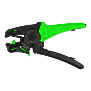 Pelacable Manual / Quickstrip Vario / Capacidad 0.03-16 mm² / Ajuste Automático Sección / Función Corte / Pelado Parcial / Cuchilla Reemplazable / Verde-Negro