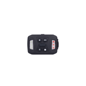 Luz Auxiliar Recargable, 26 LEDs, Rojo/Azul/Blanco, Incluye Clip y Base Magnética