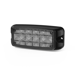 Luz de Advertencia de 5X2" 10 LED, Rojo/Azul, Bisel Negro, Lente Transparente
