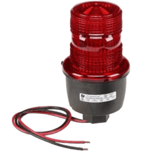 Luz de advertencia LED serie Streamline, 12- 48 Vcc, roja
